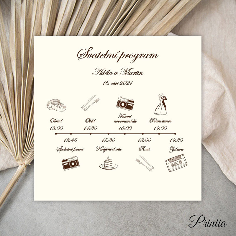 Square wedding timeline