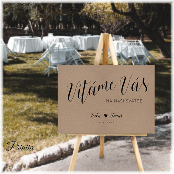 Wedding welcome sign