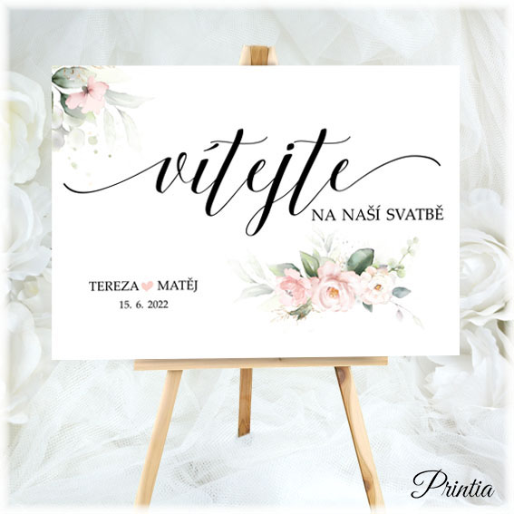 Wedding welcome sign 