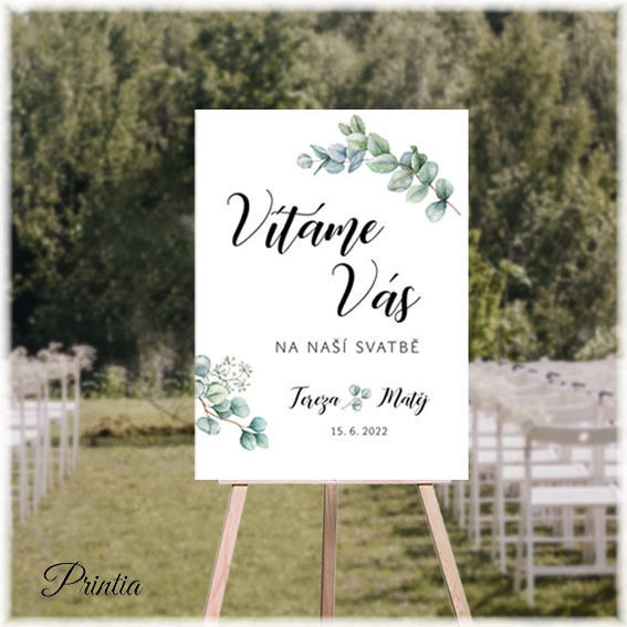 Wedding welcome sign 