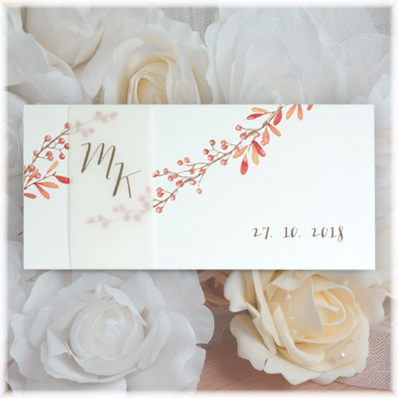 Autumn Wedding Invitaions