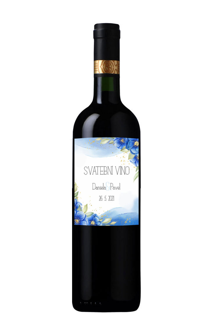 Wedding wine label