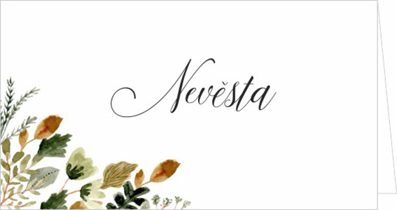 Wedding name cards