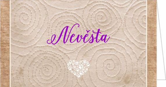 Wedding name cards