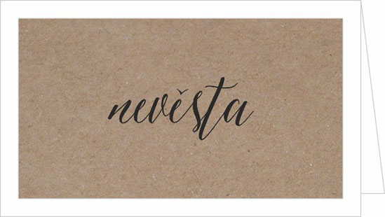 Wedding name cards