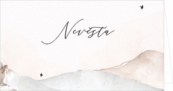 Menovky na stôl