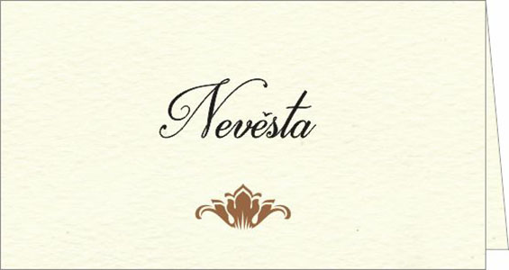 Wedding name cards