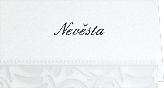 Wedding name cards