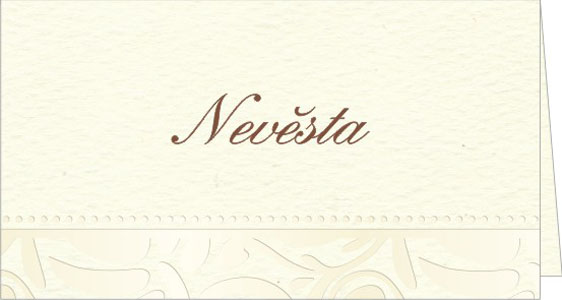 Wedding name cards