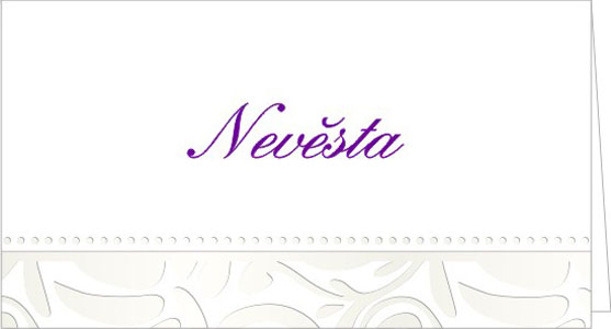 Wedding name cards