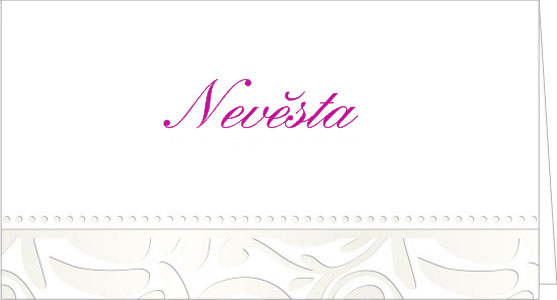 Wedding name cards