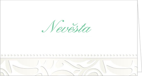Menovky na stôl