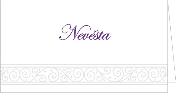 Wedding name card