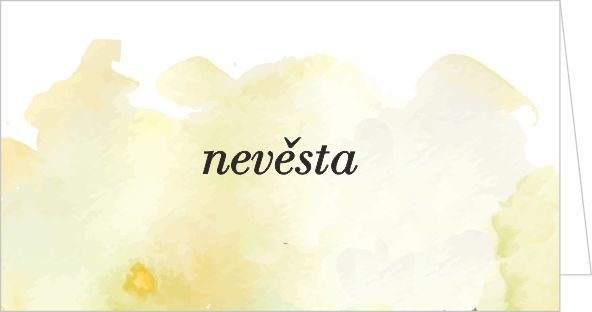 Menovka na svadobný stôl