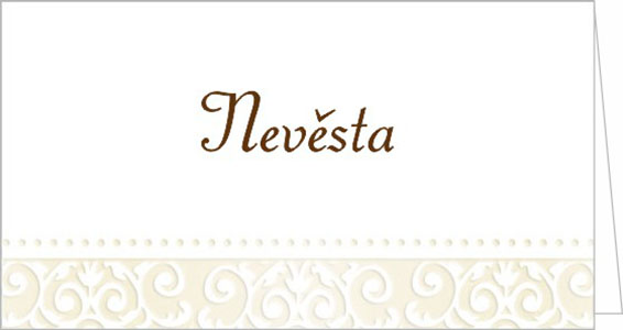 Wedding name cards