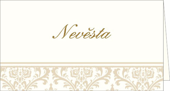 Wedding name cards