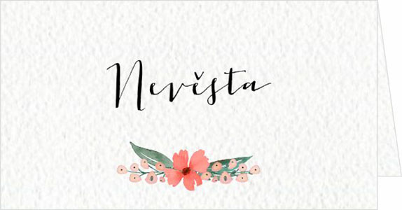 Wedding name cards