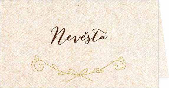 Wedding name cards