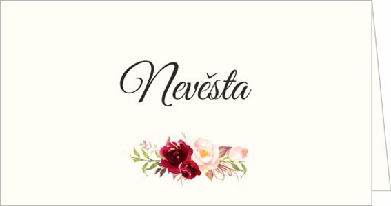 Wedding name cards