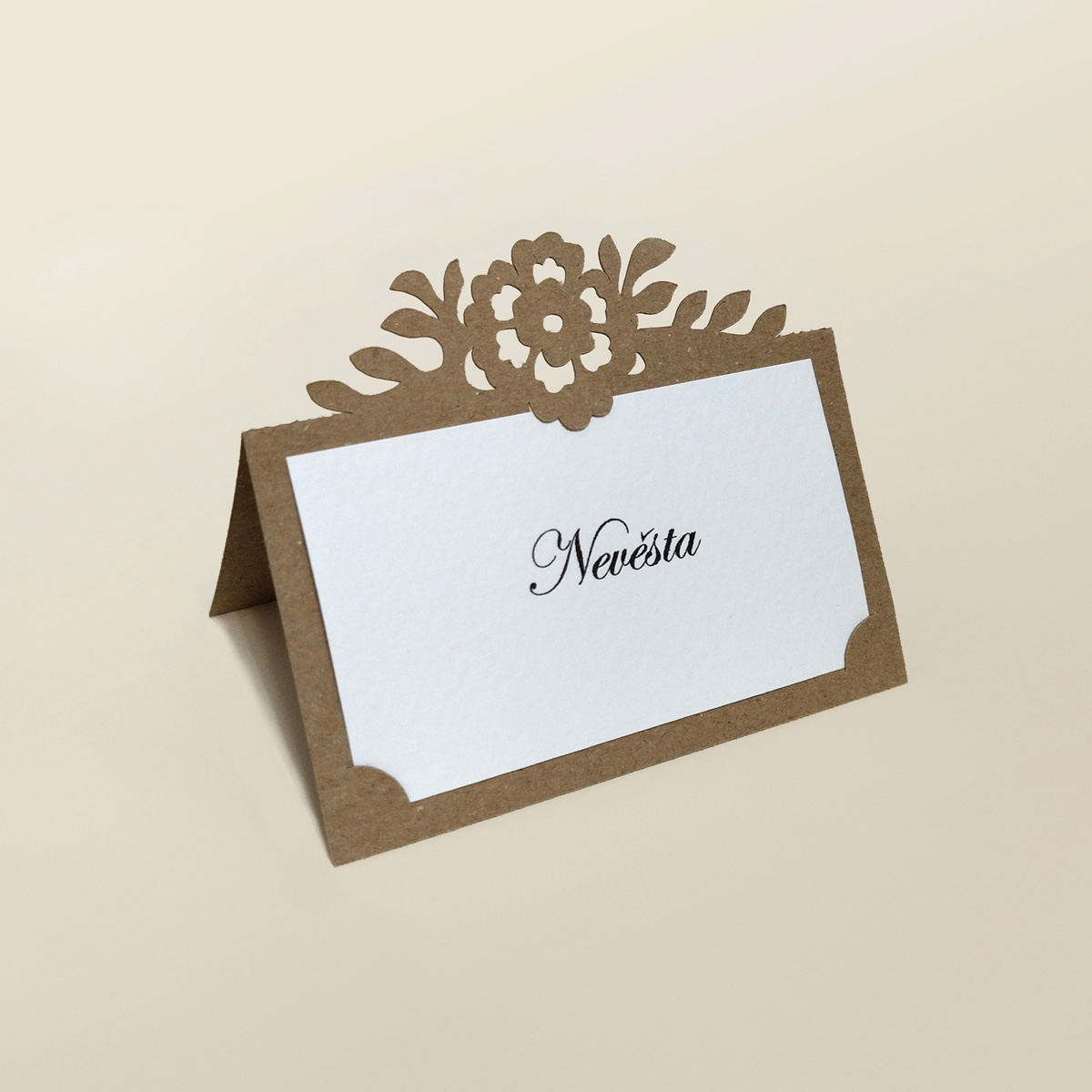 Namecards Rustic