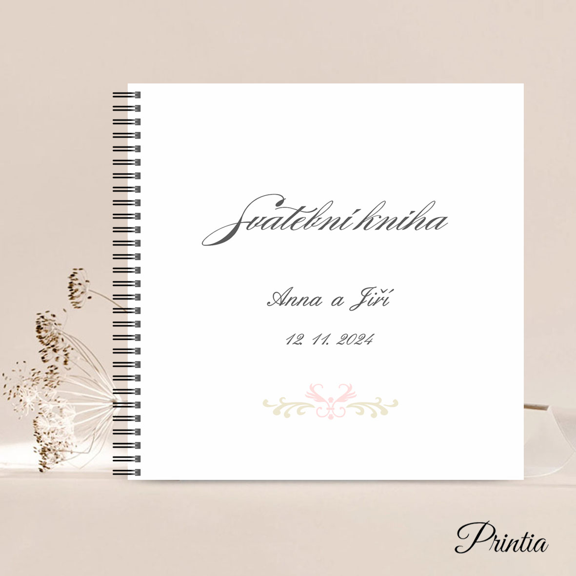 Square wedding book