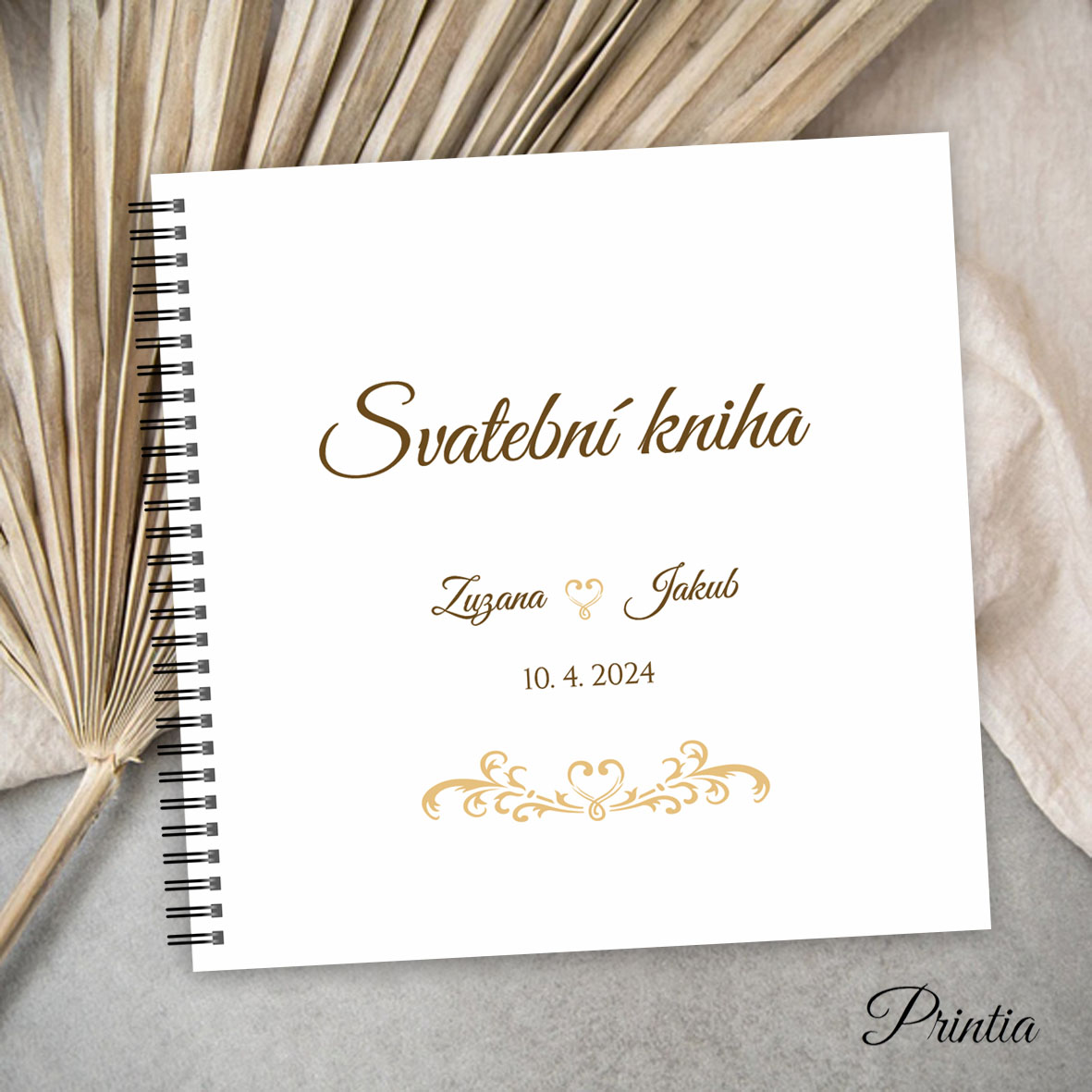 Square wedding book