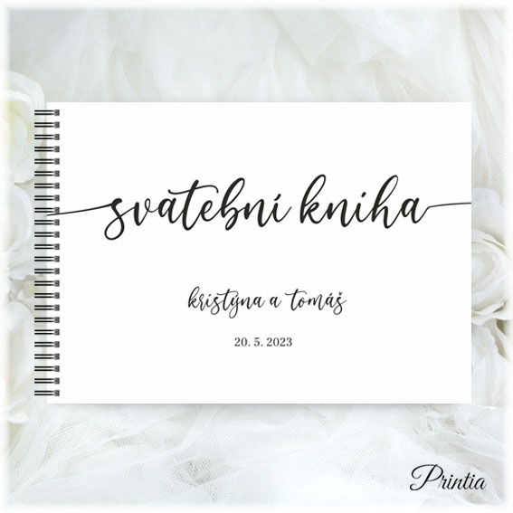 Simple wedding book