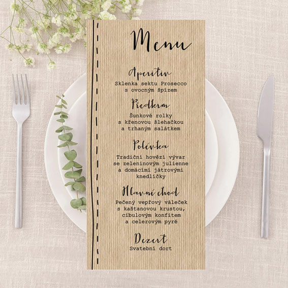 Wedding Menu