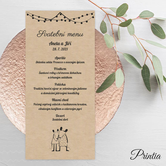 Mouse Wedding Menu