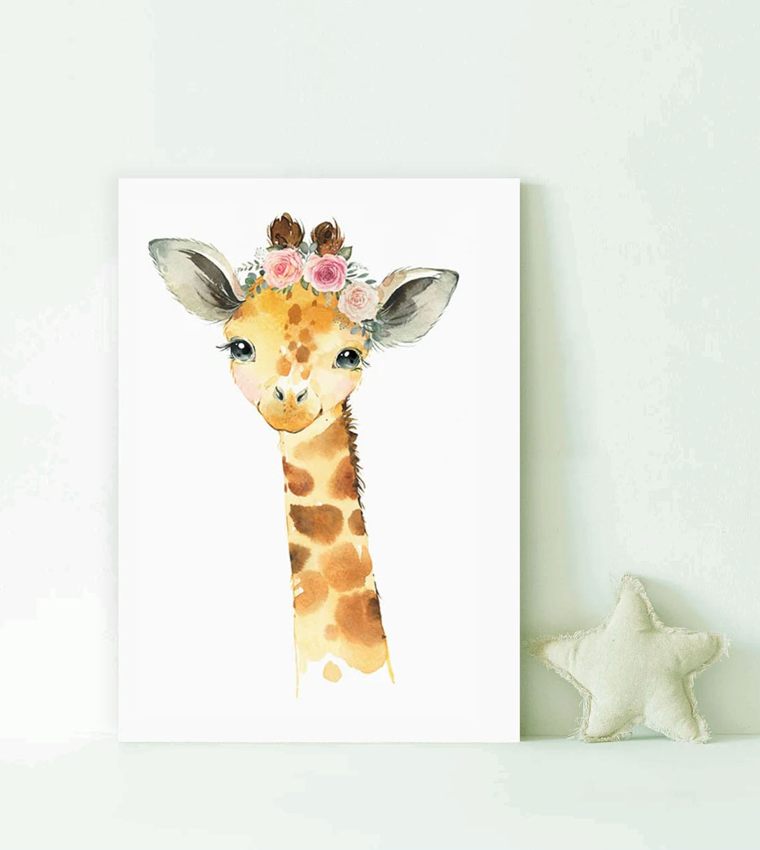Detský obraz na stenu - žirafa