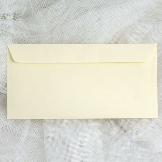 Ivory envelopes DL