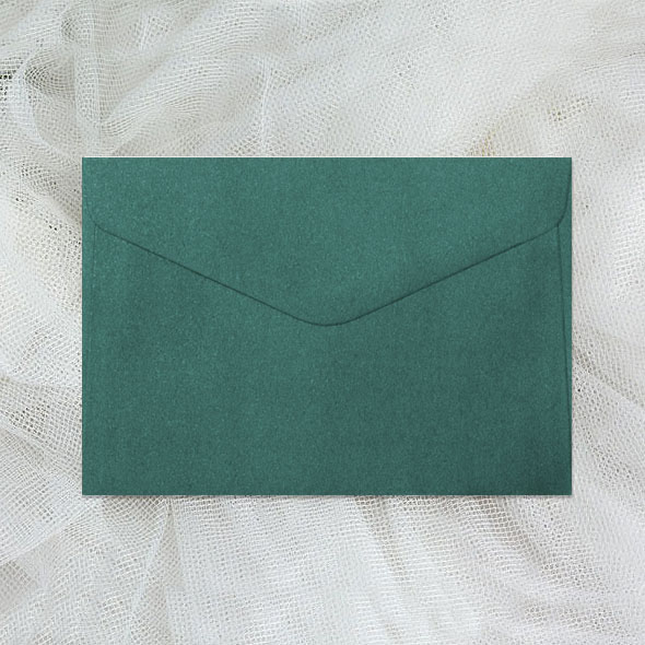 Envelopes Green Metallic C6