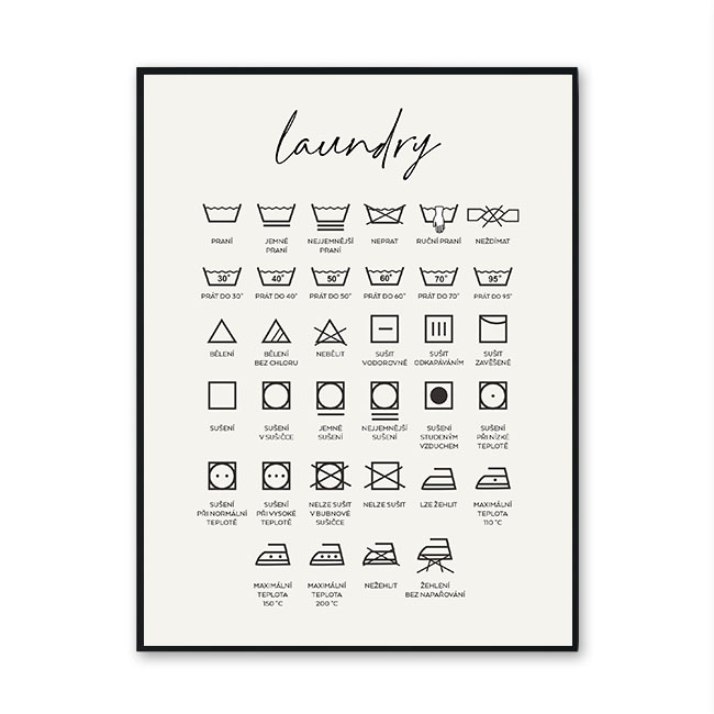 Obraz na stěnu do koupelny či prádelny Laundry No.241
