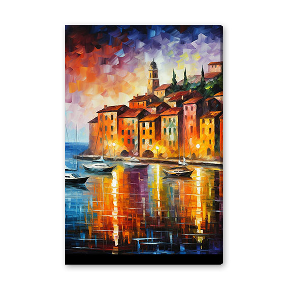 Obraz na zeď Colourful town No.338