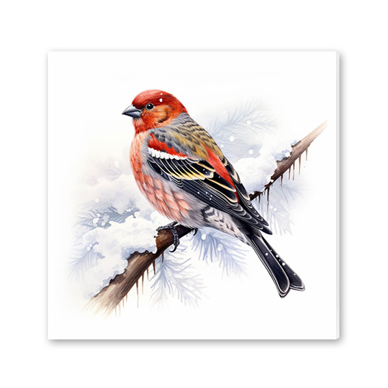 Obraz na zeď Edice ptáci v zimě No.401