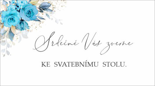 Wedding table invitations