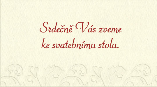 Pozvánka ke stolu