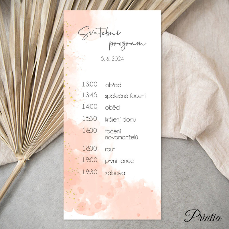 Apricot wedding timeline