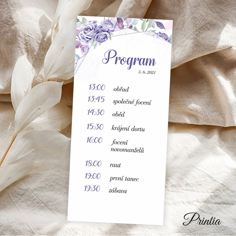 Purple wedding timeline