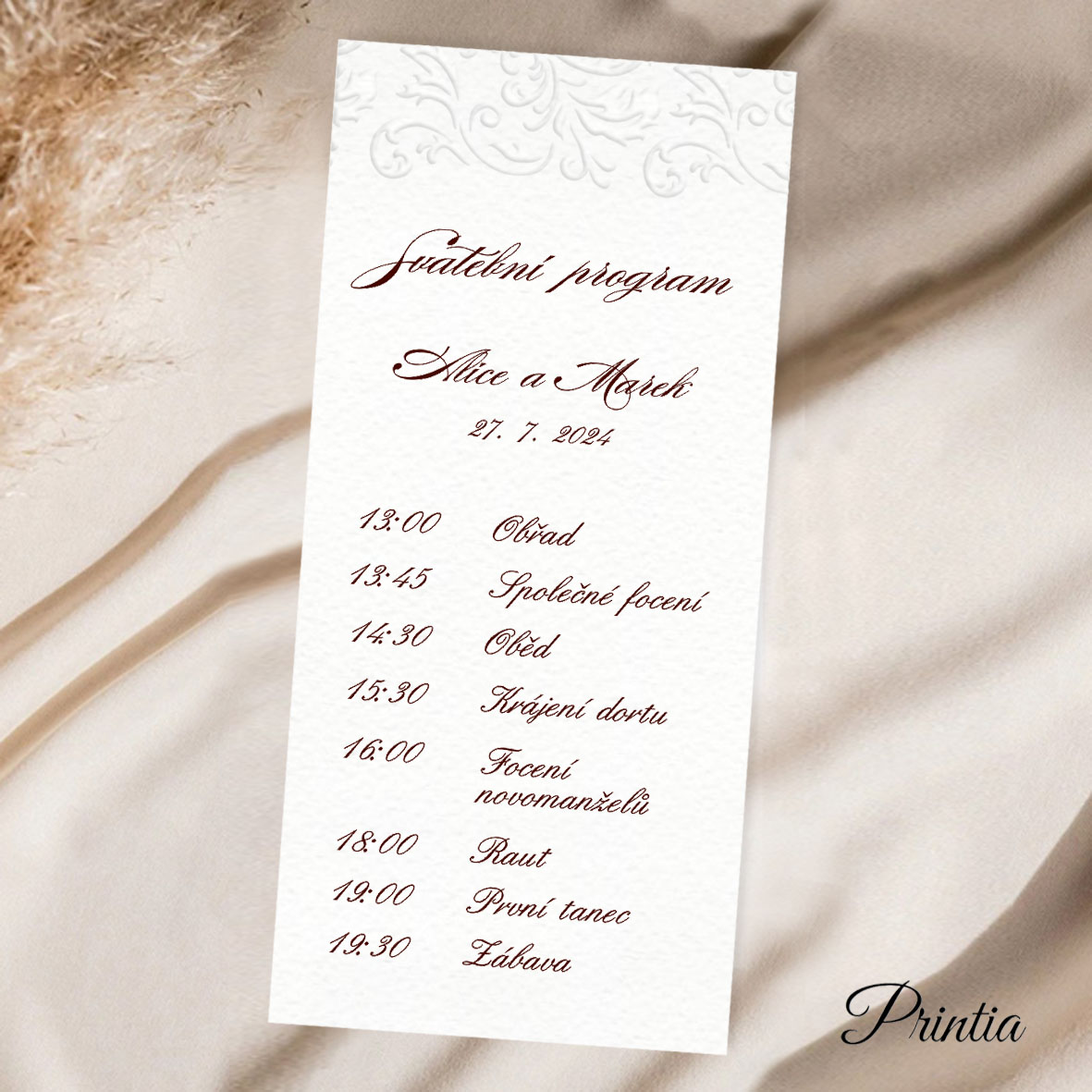 Wedding timeline hot press