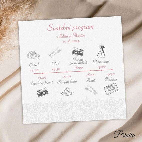 Wedding timeline chateau pattern