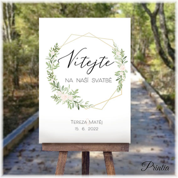 Wedding welcome sign 