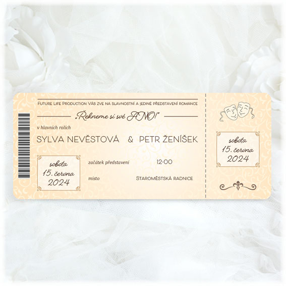 Wedding Invitations ticket