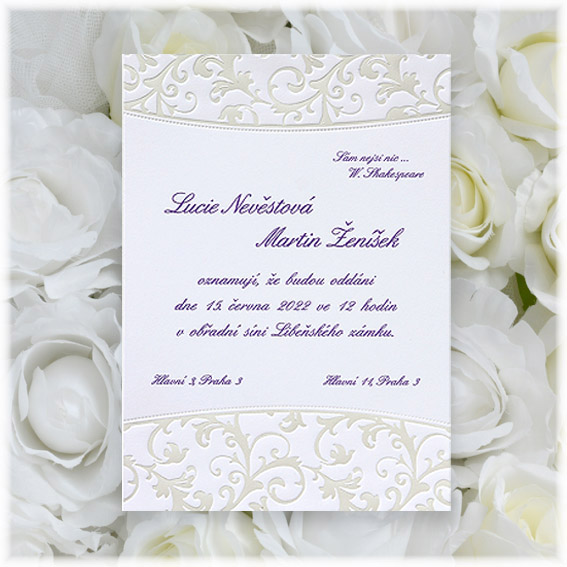 Classic elegant Wedding Invitations