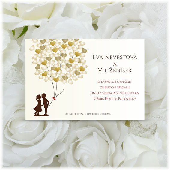 Wedding Invitation ballon