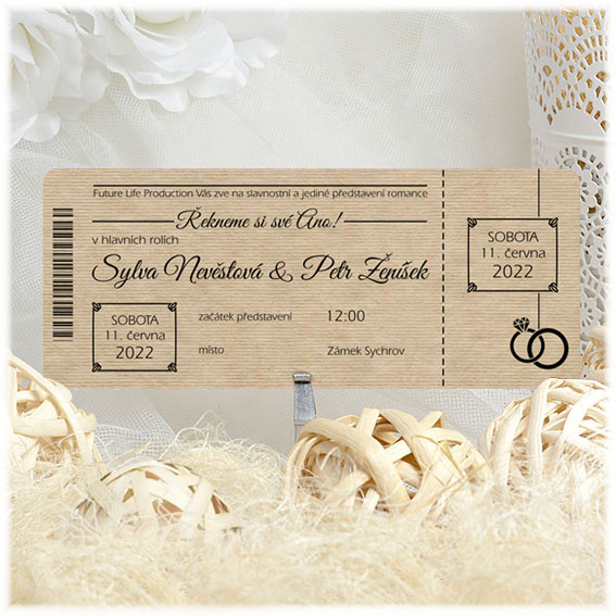 Wedding Invitations ticket