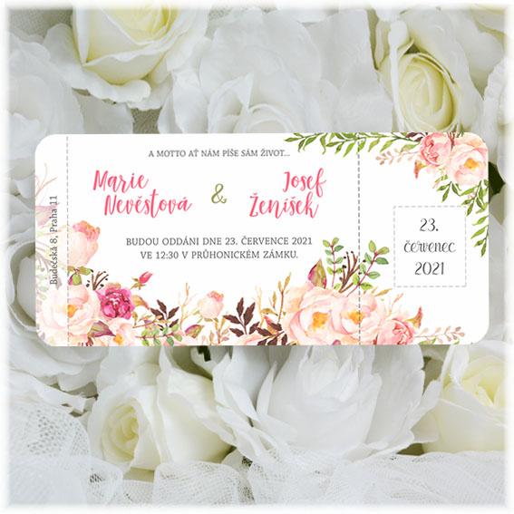 Floral Wedding Invitation