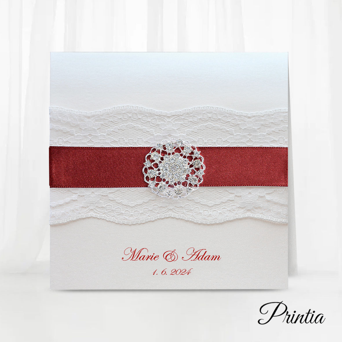 Luxury Lace Wedding Invitations