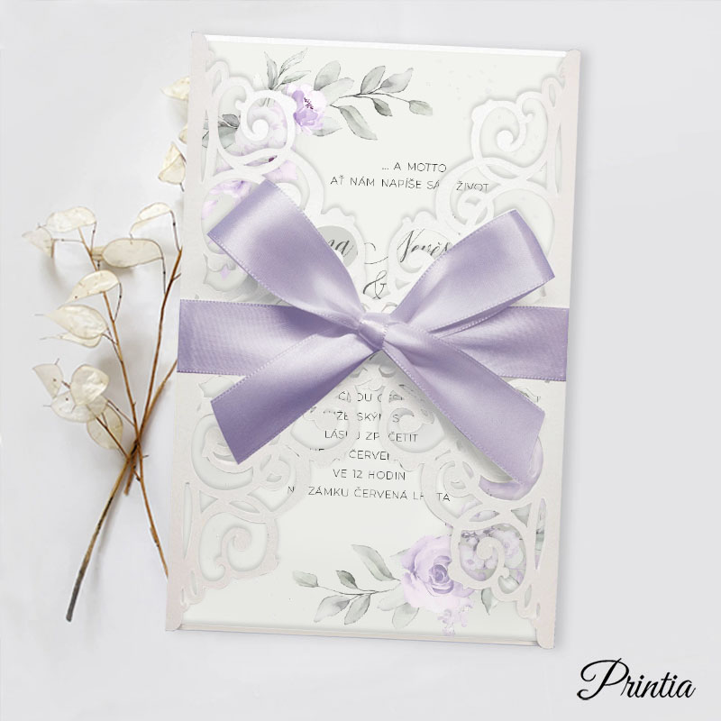 Luxury Wattercolor Wedding Invitation