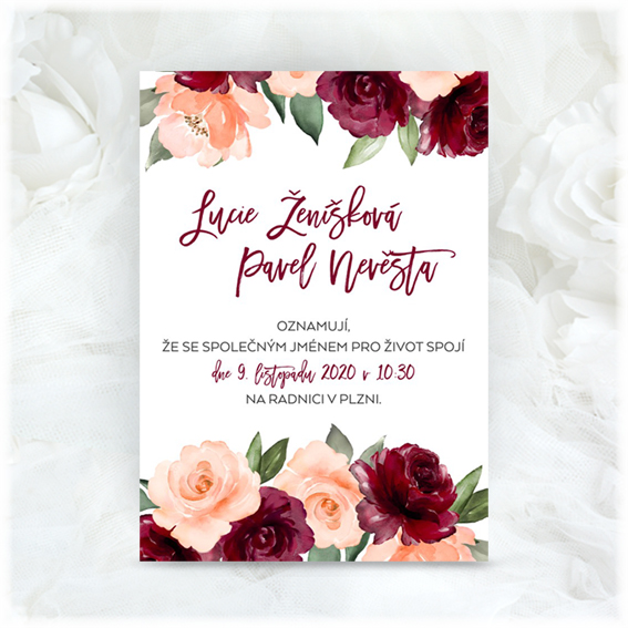 Floral Wedding Invitation